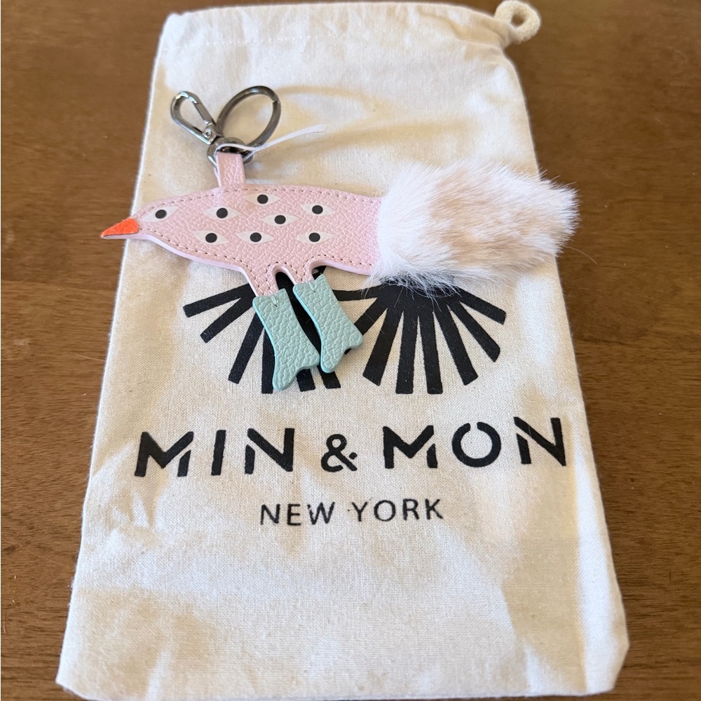 MIN&MON BIRD IN BOOTS CHARM